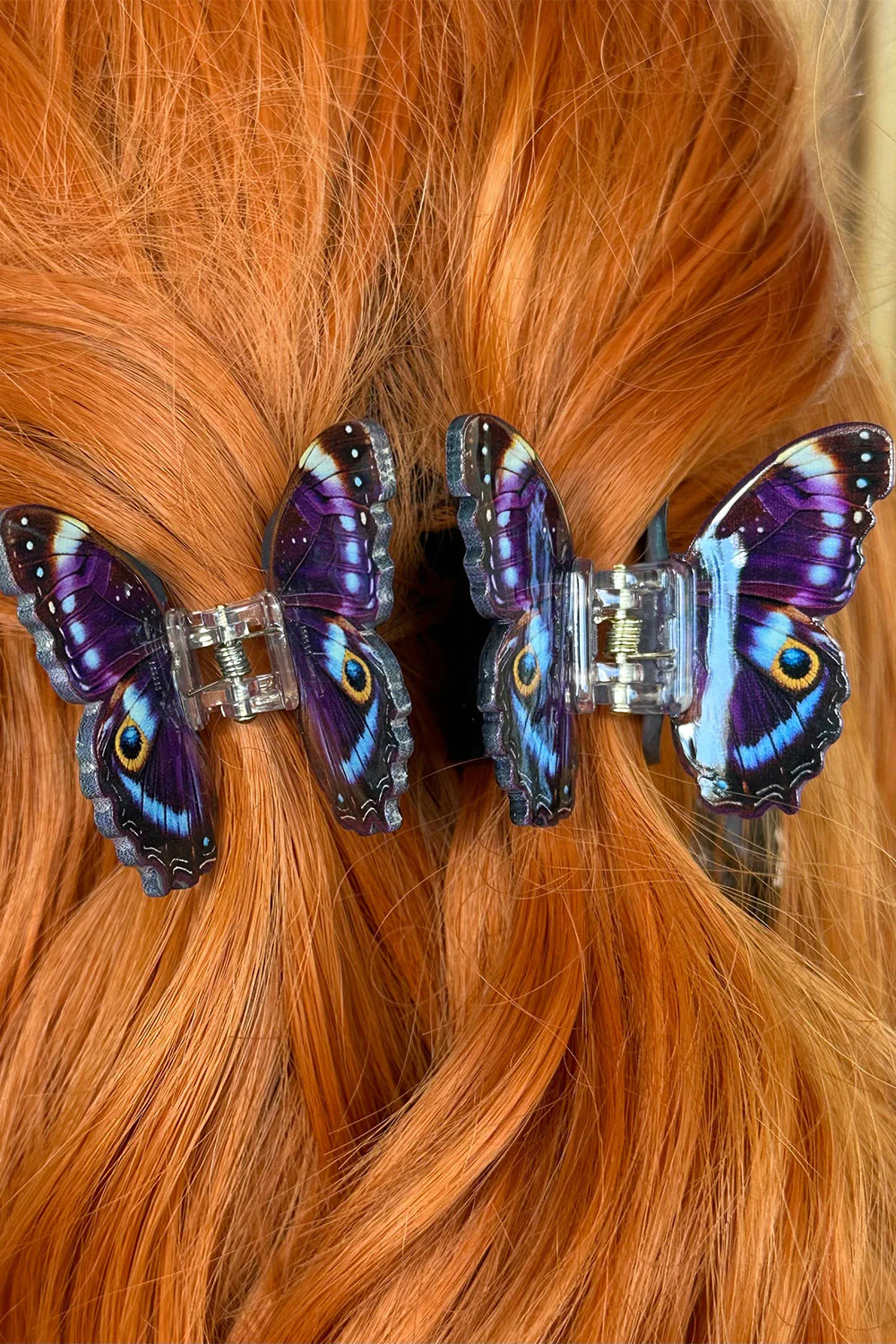 The Empress Twin Butterfly Hair Clip Set