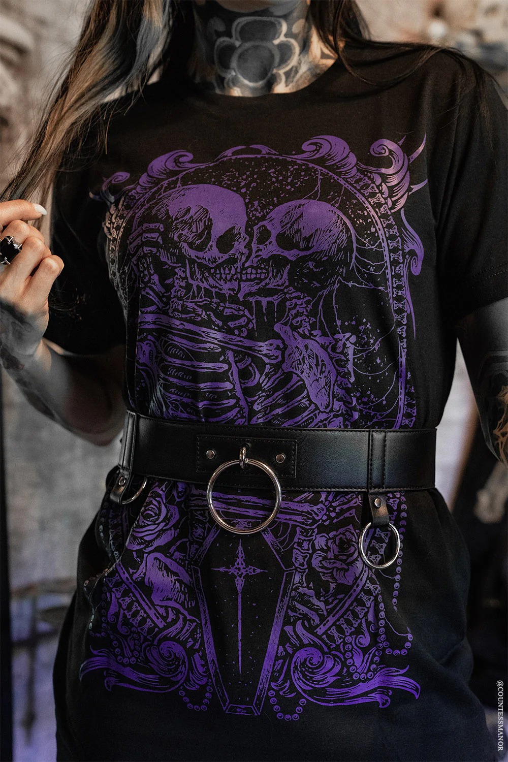 Til Death Do Us Part T-shirt [PURPLE] - Image 7