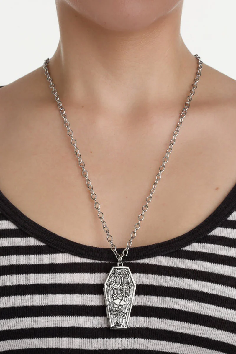 Till Death Coffin Necklace - Image 2