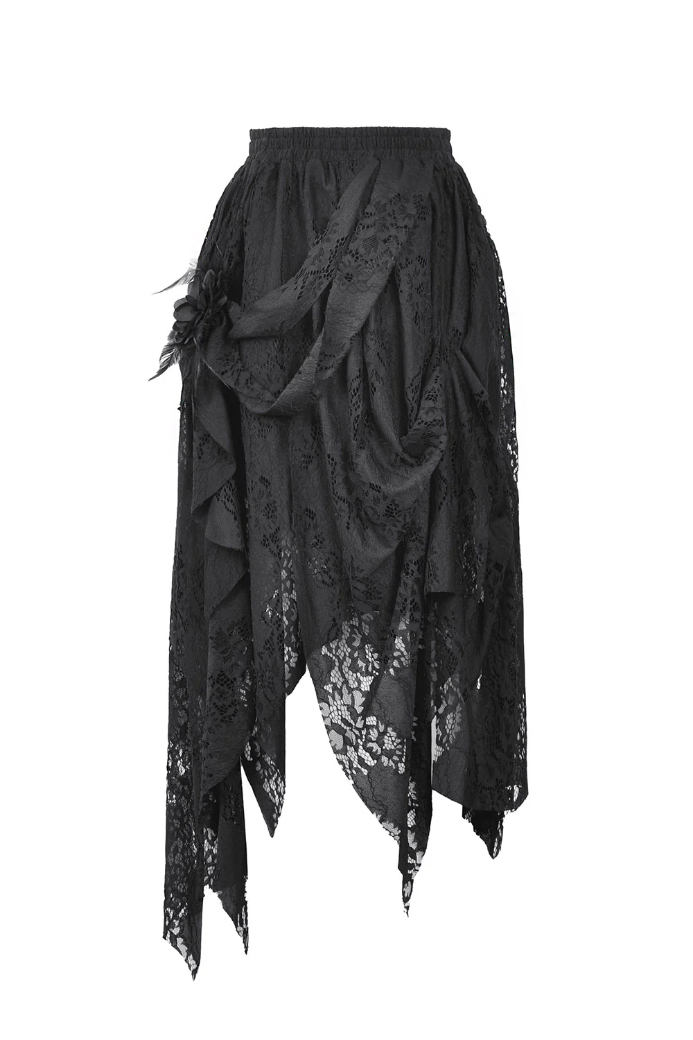 Tombs of Cairo Gothic Midi Skirt - Image 6