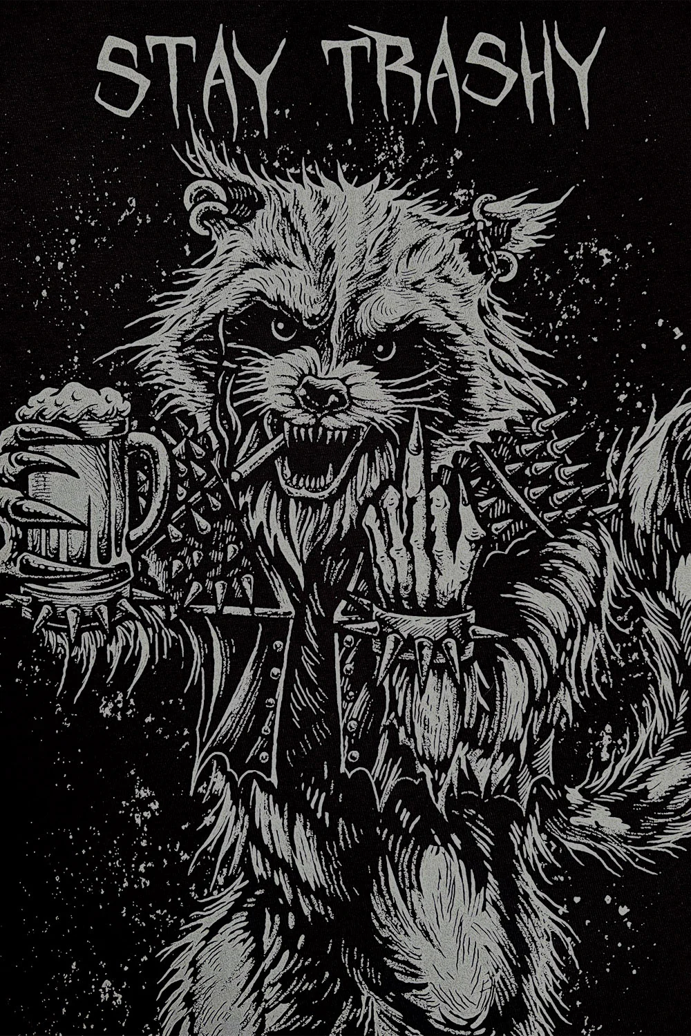 Trash Raccoon Hoodie - Image 2