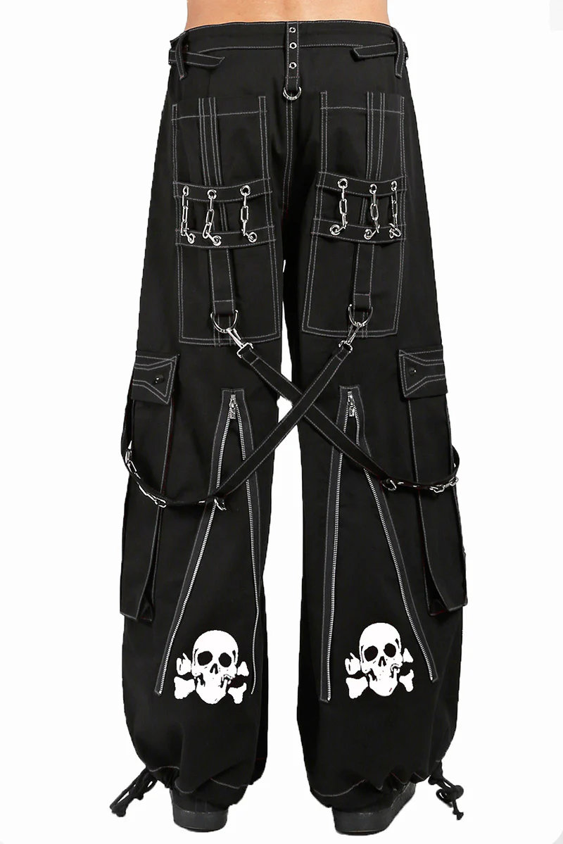 Tripp Back Up Skull Pants [Black/White] - Image 2