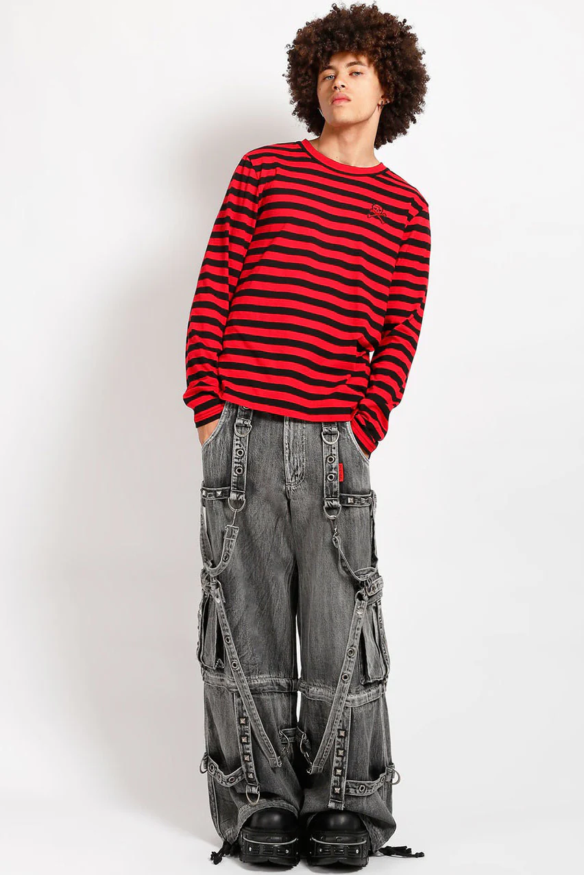 Tripp NYC Denim Power Street Pants [FOG WASH] - Image 5