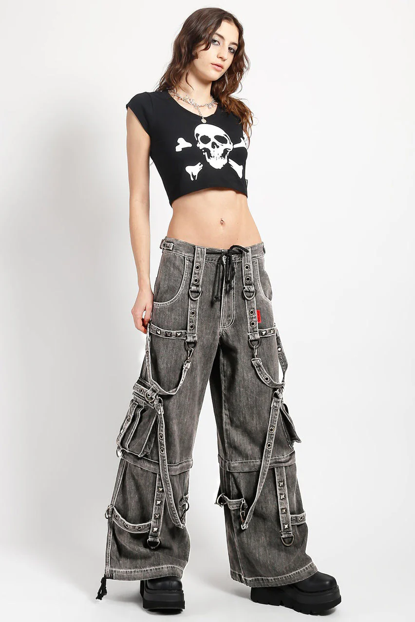 Tripp NYC Denim Power Street Pants [FOG WASH] - Image 9