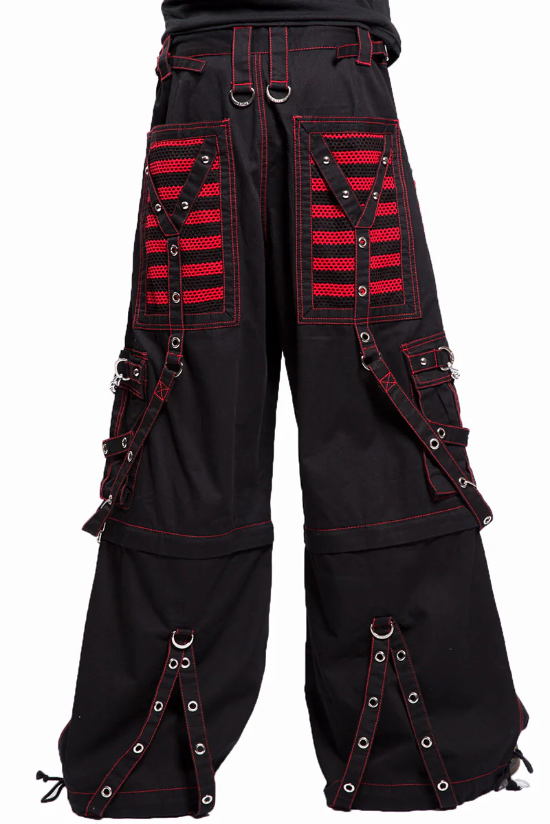 Tripp NYC Electro Pants [Black/Red] - Image 2