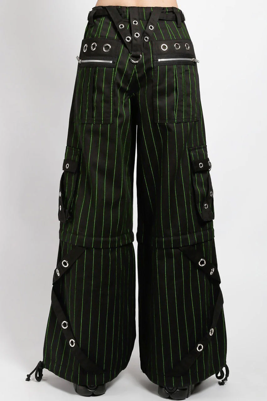 Tripp NYC Godfather Chain Pants [Green Stripe] - Image 8