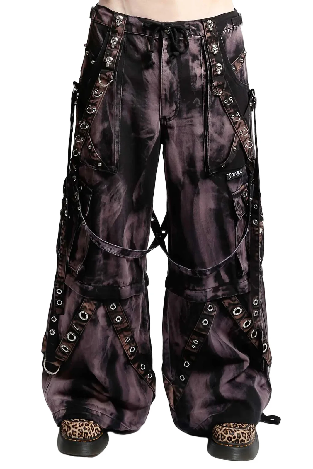 Tripp NYC Grunge Goth Storm Wash Pants
