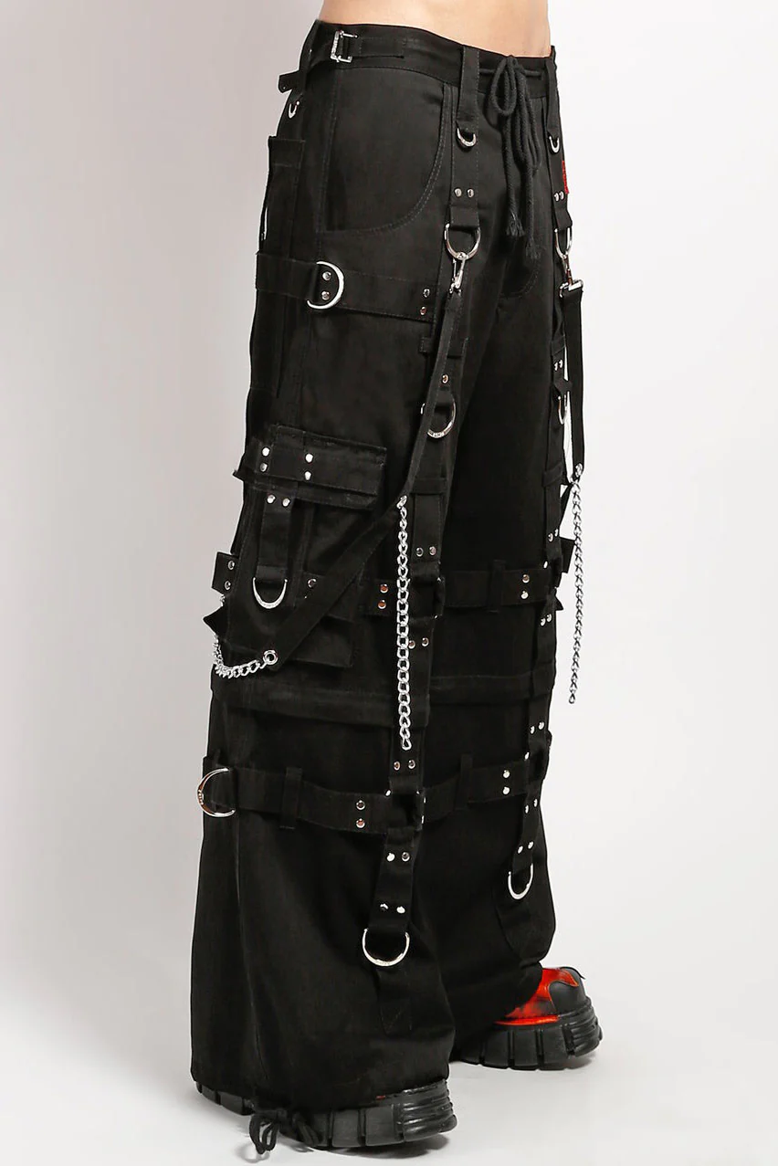 Tripp NYC Harness Dark Street Pants [BLACK] - Image 3