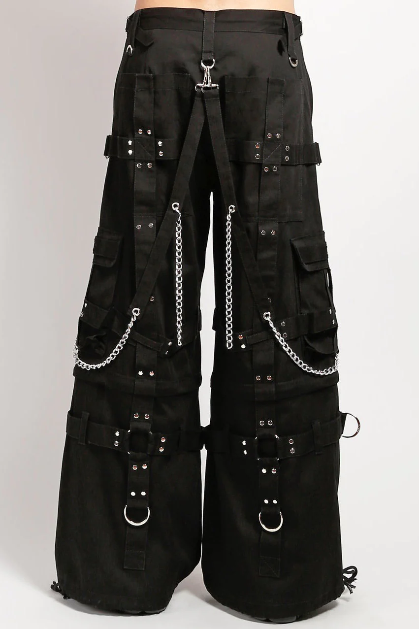 Tripp NYC Harness Dark Street Pants [BLACK] - Image 4