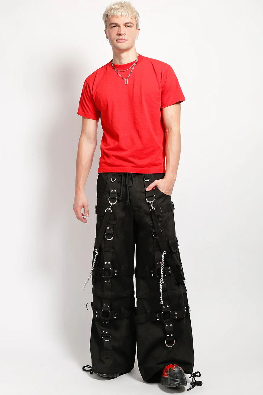 Tripp NYC Harness Dark Street Pants [BLACK] - Image 6