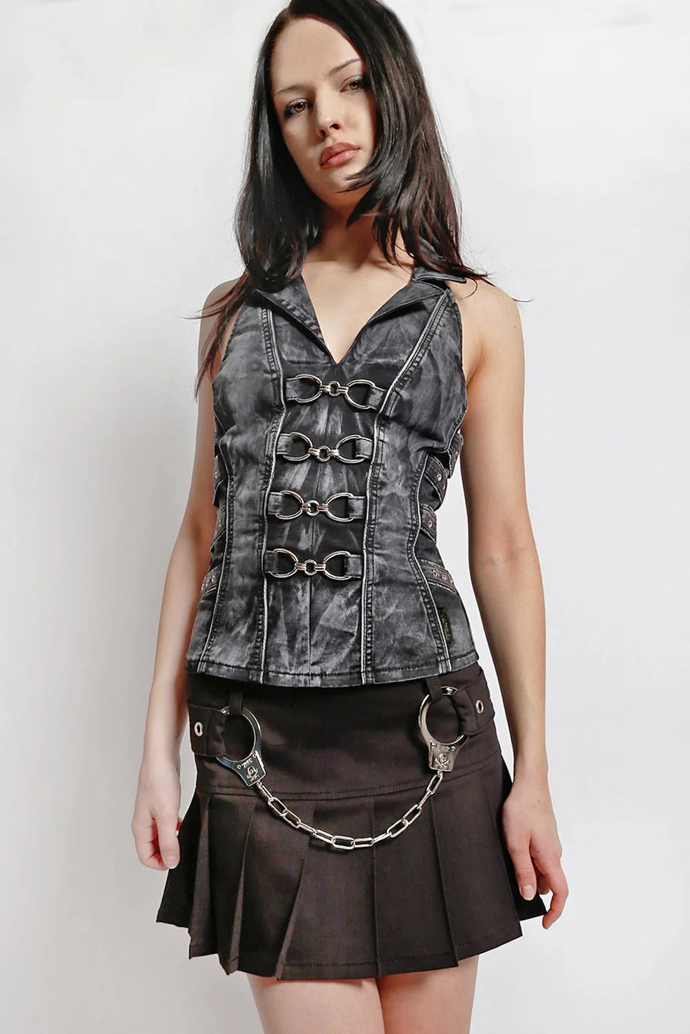 Tripp NYC Jailbreak Mini Skirt [Black] - Image 4