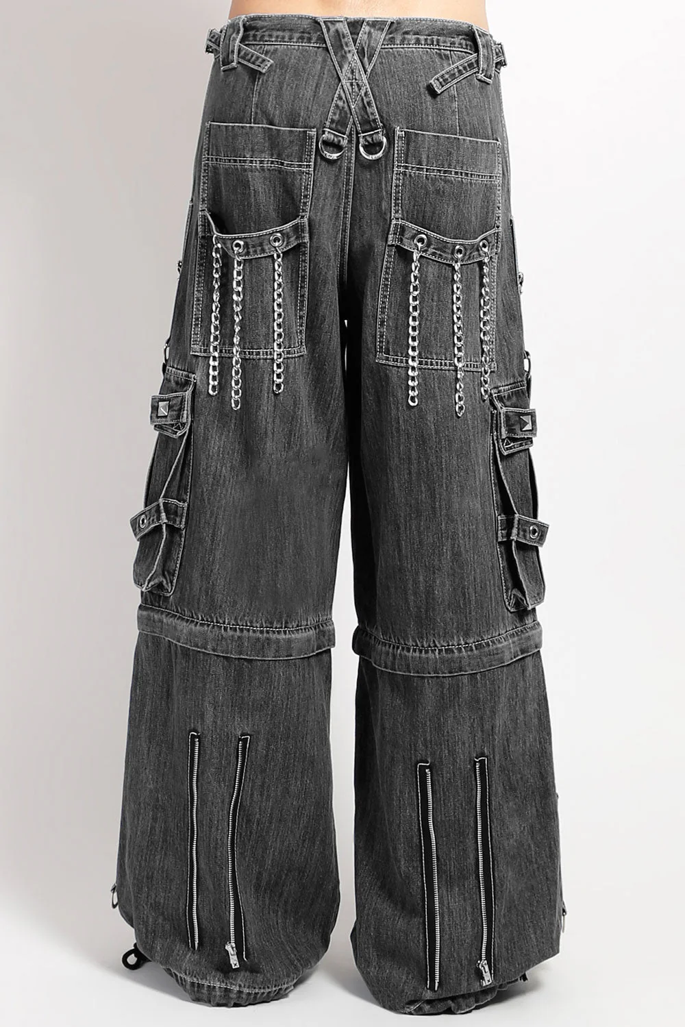 Tripp NYC Lock Up Pants [BLACK DENIM] - Image 2