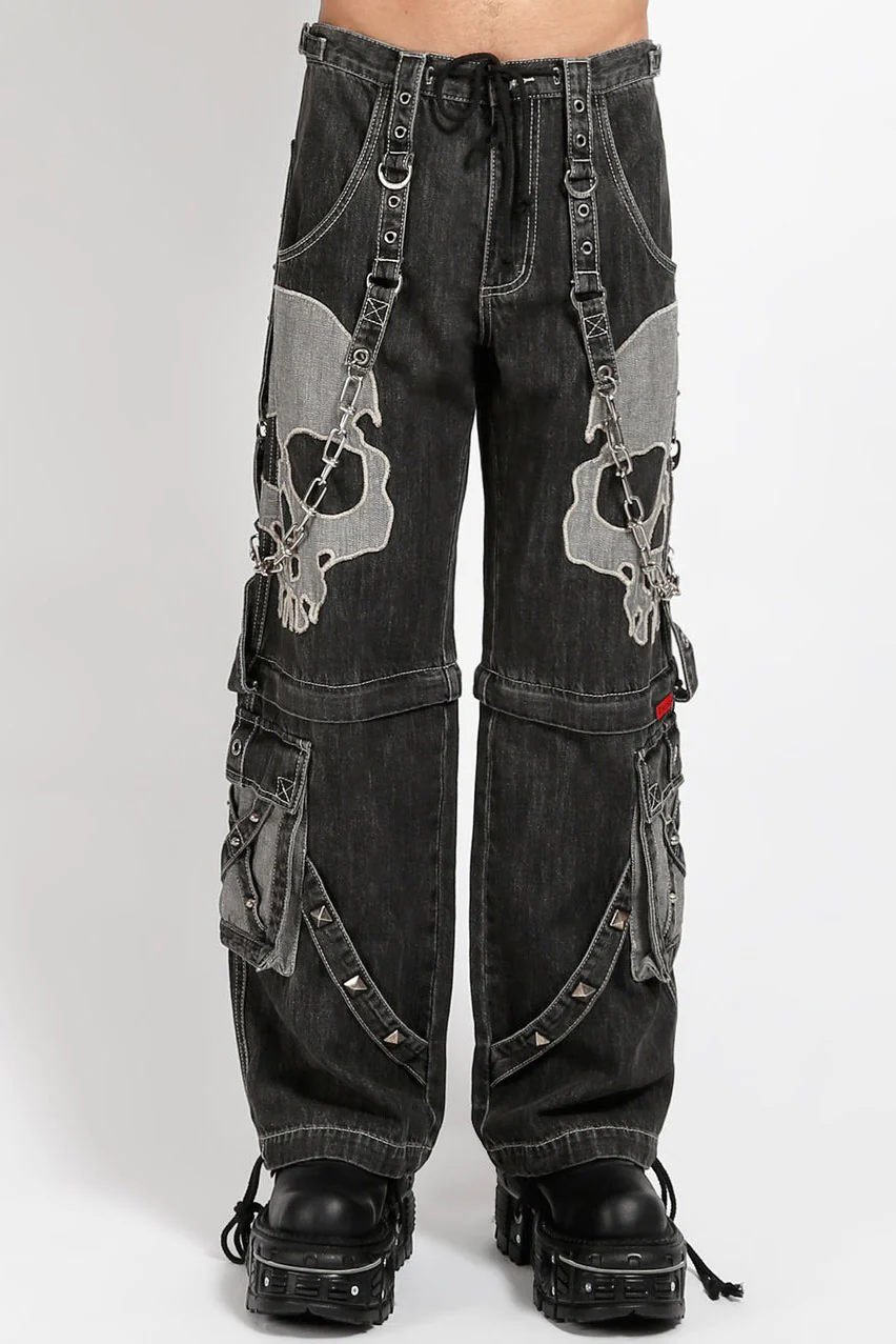 Tripp NYC Maximum Skull Pants [BLACK DENIM] - Image 2