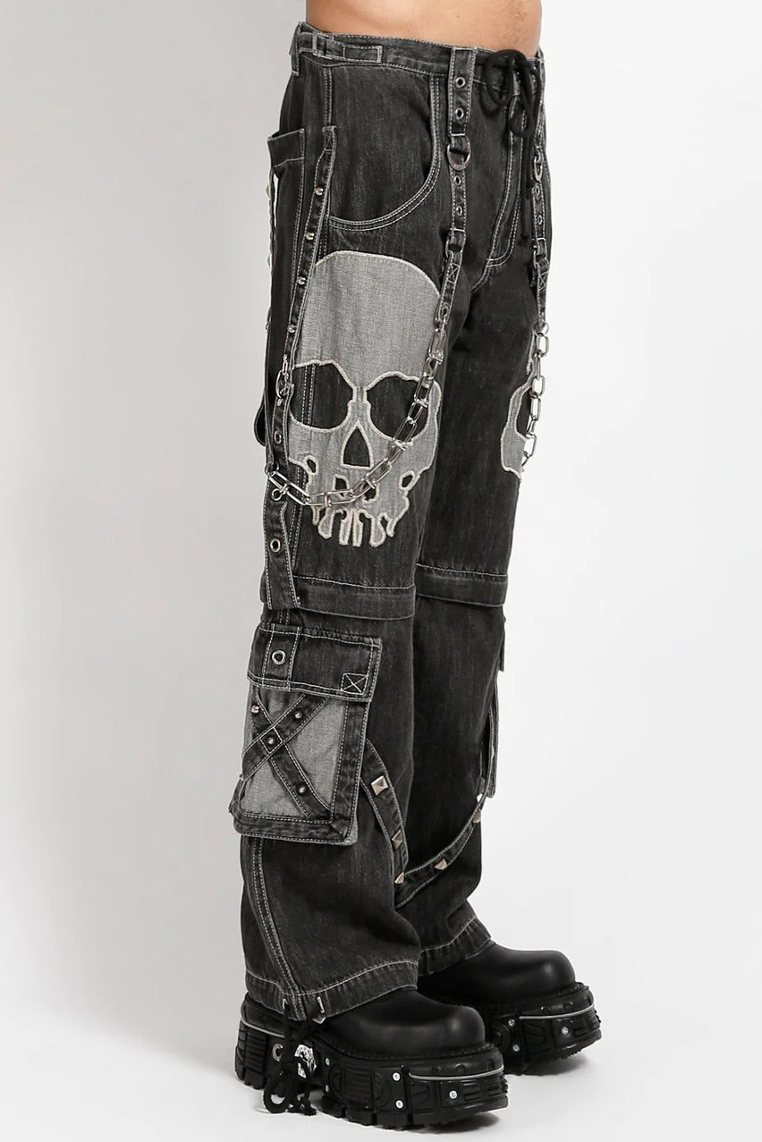 Tripp NYC Maximum Skull Pants [BLACK DENIM] - Image 4