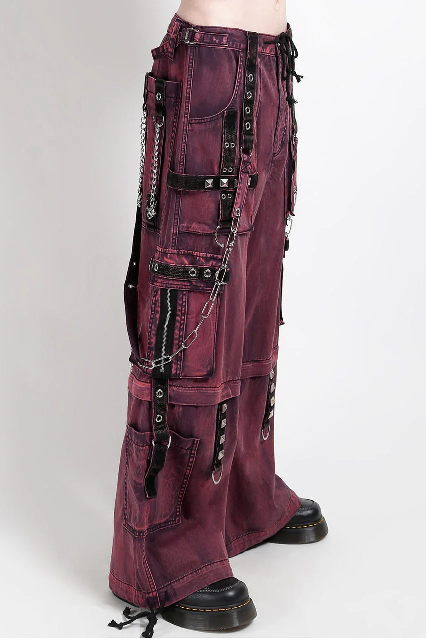 Tripp NYC Mega Haze Wash Pants [Purple/Bleach] - Image 3
