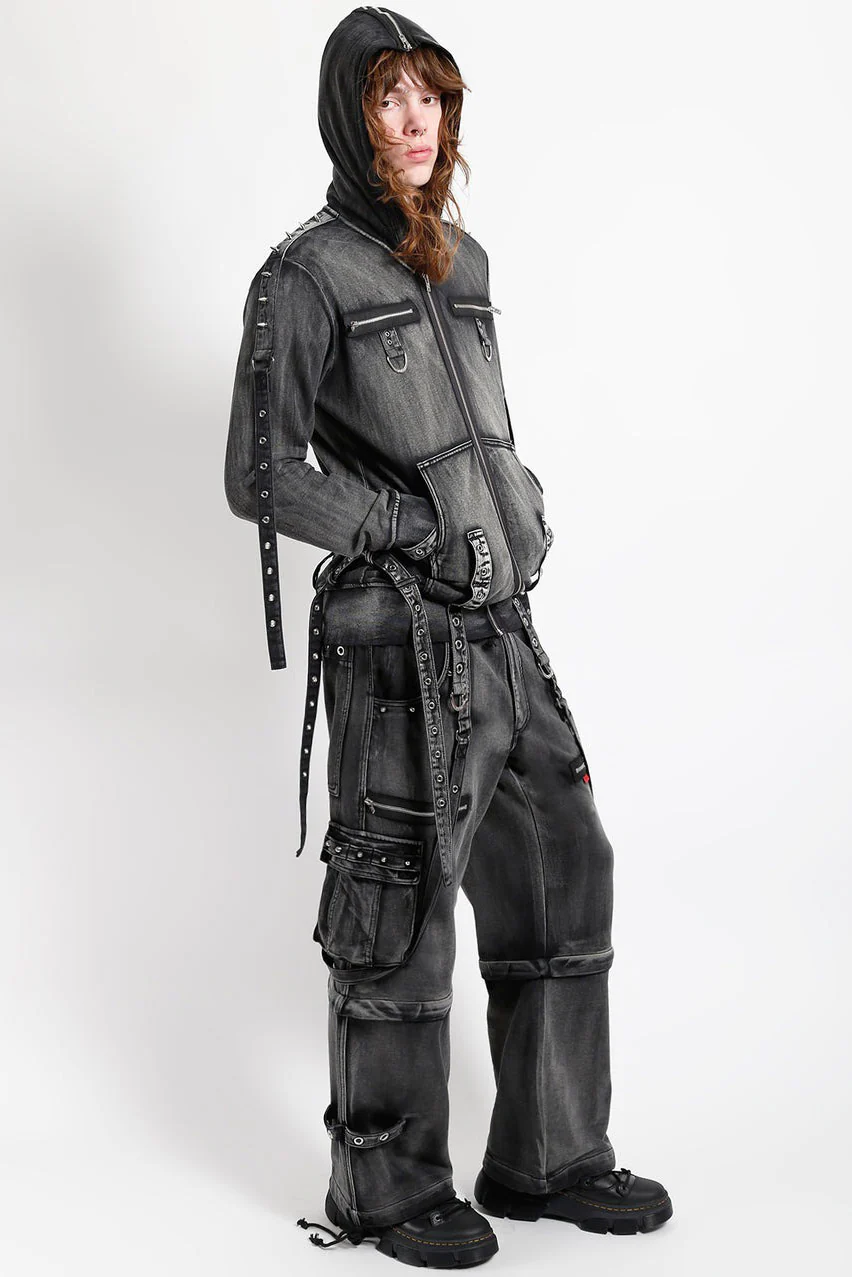 Tripp NYC Monster Fog Hoodie [Black/Mechanical Wash] - Image 5