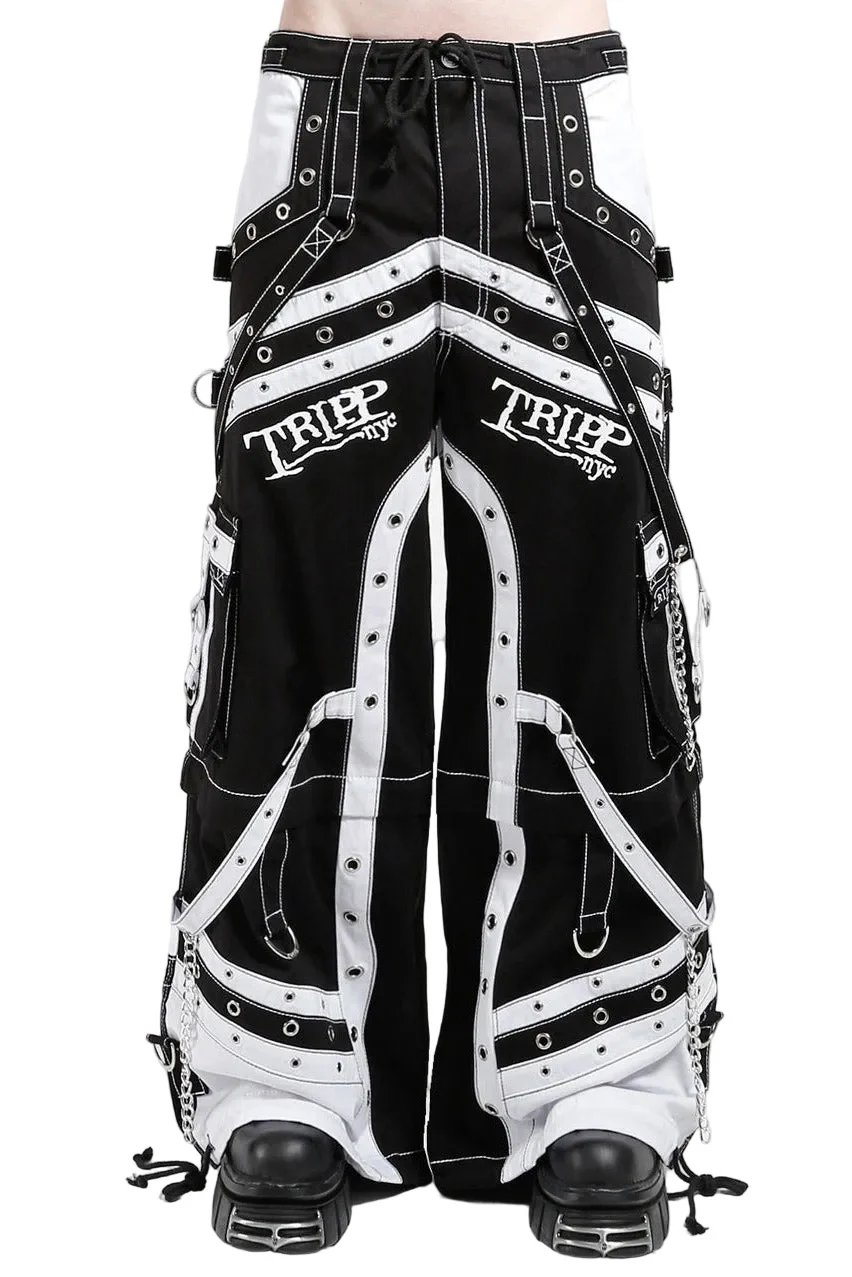 Tripp NYC Off Track Pants [BLACK/WHITE]