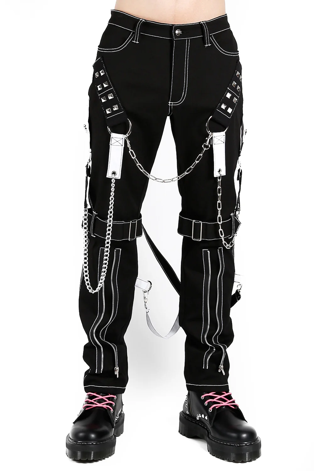 Tripp NYC Raider Pants [Black/White]
