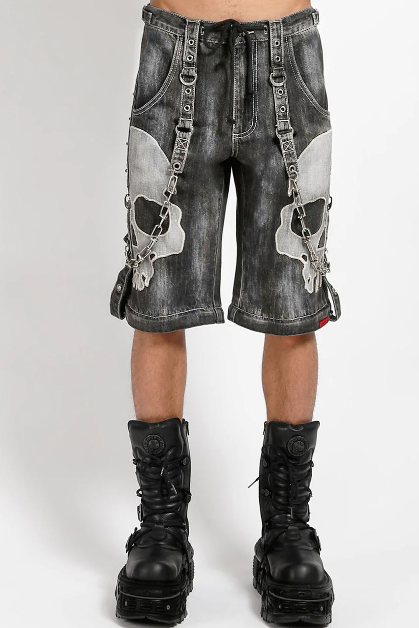 Tripp NYC Scare Dark Street Pants [Fog Wash Black Denim] - Image 4