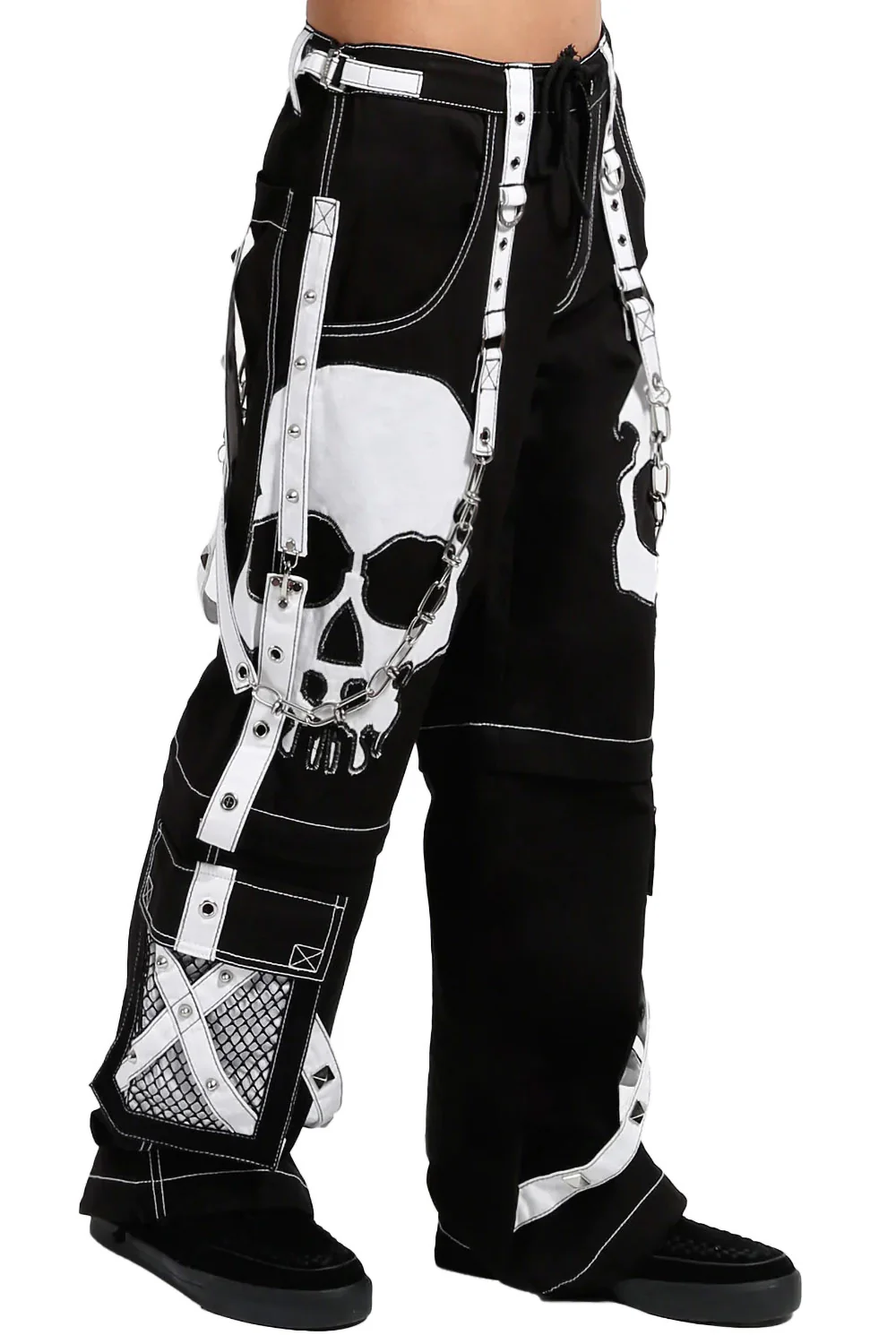 Tripp NYC Scare Darkstreet Pants [BLACK/WHITE] - Image 3