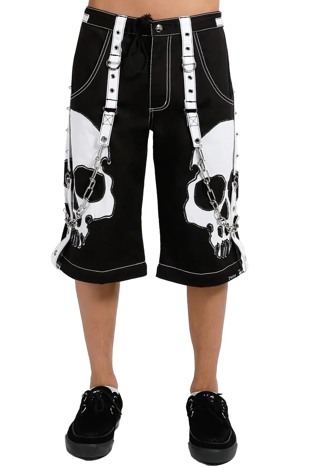 Tripp NYC Scare Darkstreet Pants [BLACK/WHITE] - Image 5