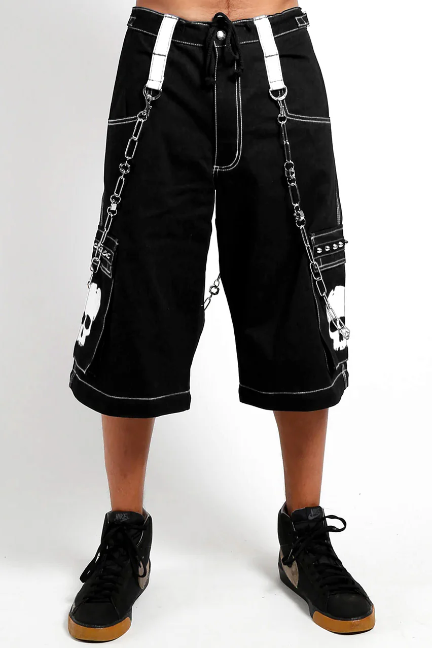 Tripp NYC Skull Bondage Pants [Black/White] - Image 4