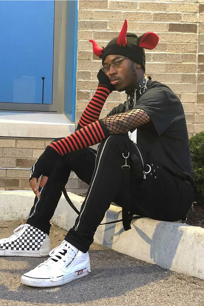 Tripp NYC Straight-Leg Bondage Pants [Black] - Image 7