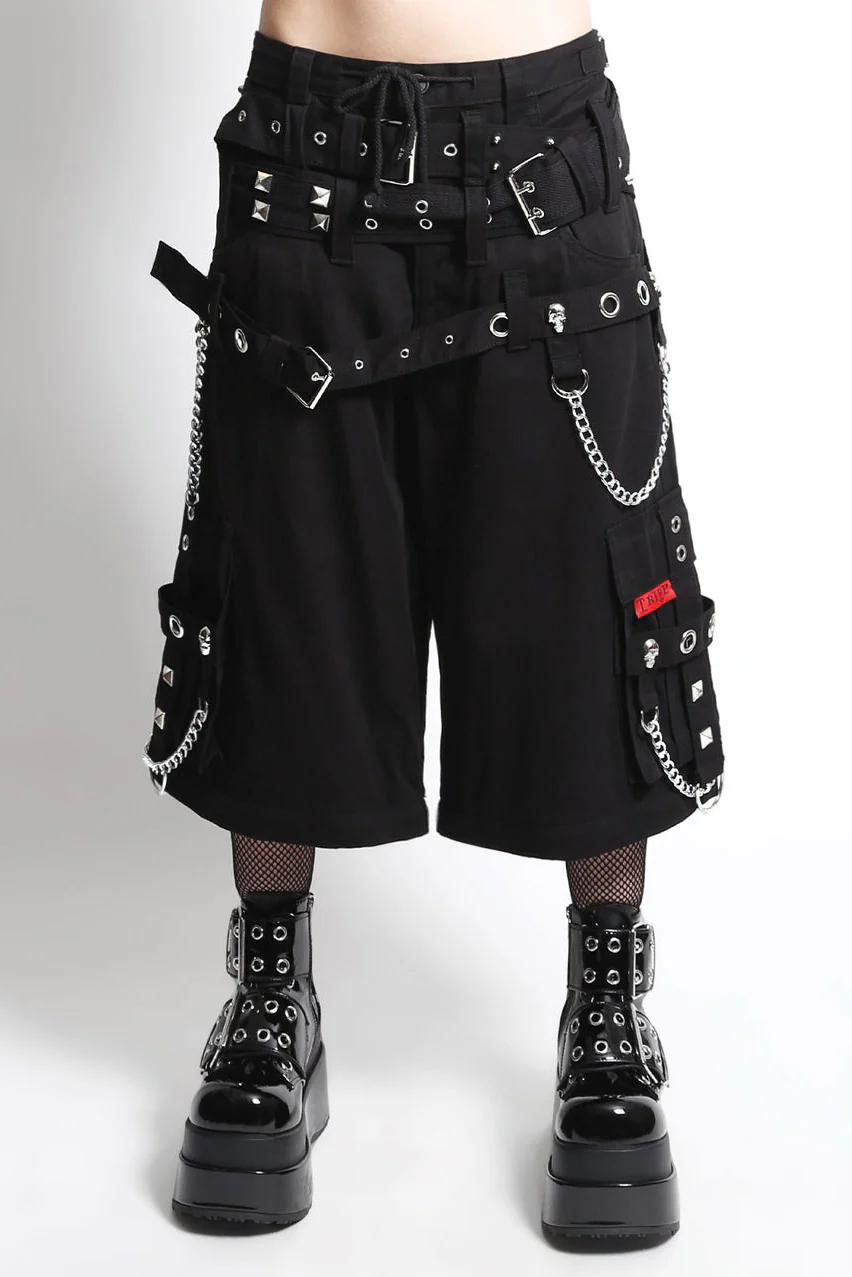 Tripp NYC Triple Belted Chain Pants [Black] - Image 10