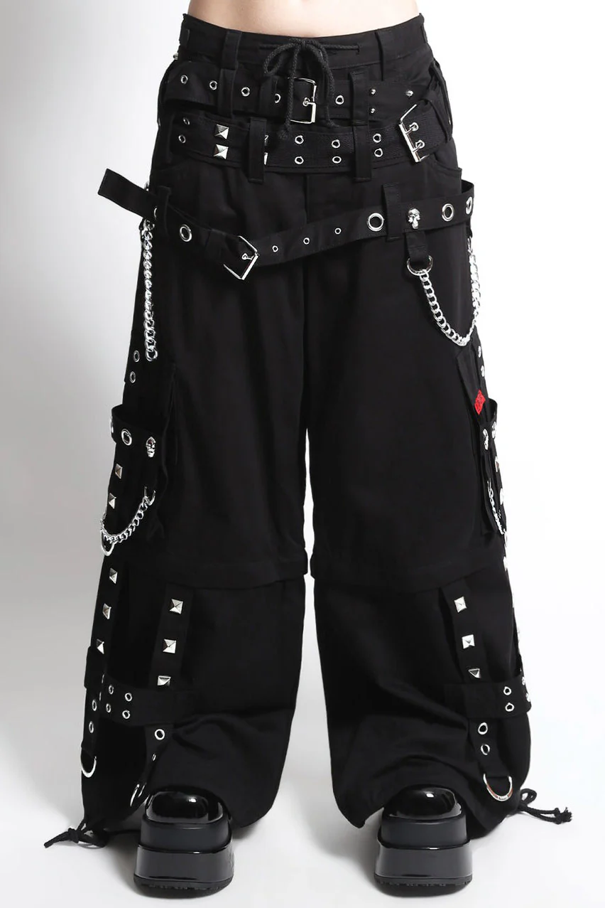 Tripp NYC Triple Belted Chain Pants [Black] - Image 7