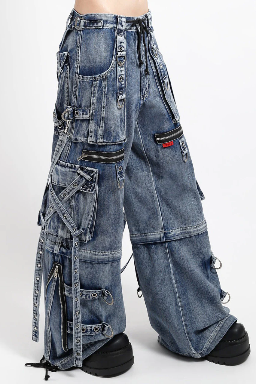 Tripp NYC X-Strap Pants [Blue-Fog Wash] - Image 6