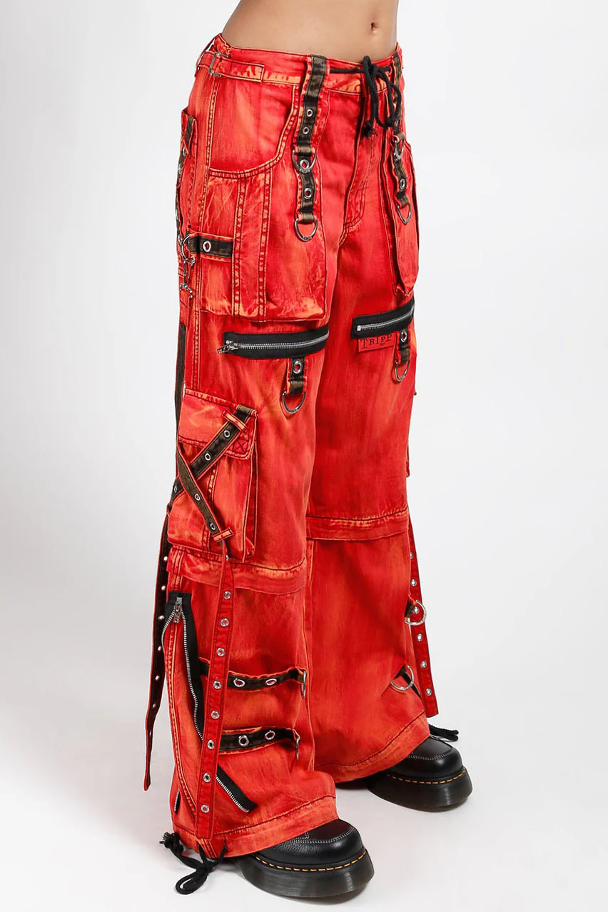 Tripp NYC X-Strap Zip Off Pants [Fire Wash] - Image 7