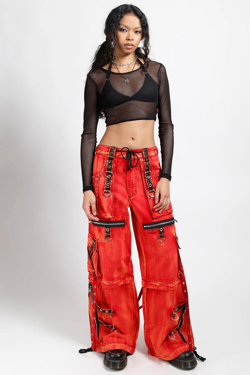 Tripp NYC X-Strap Zip Off Pants [Fire Wash] - Image 9