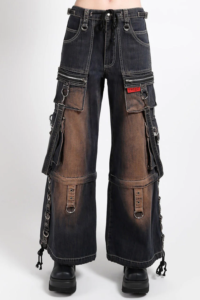 Tripp NYC Zip Lock Pants [Dirty Wash Blue Denim] - Image 8