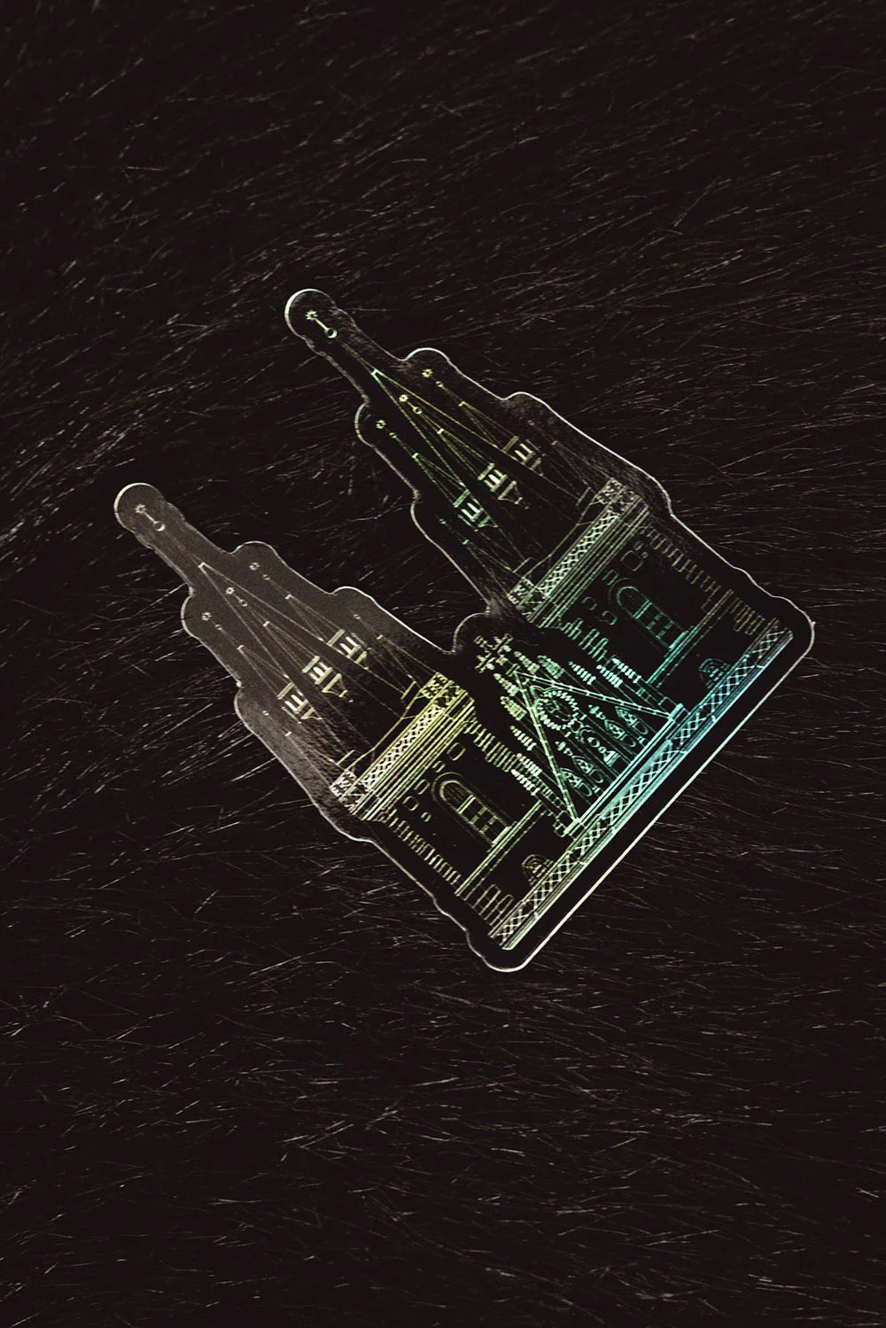 Tyn Cathedral Holographic Vinyl Sticker - Image 4