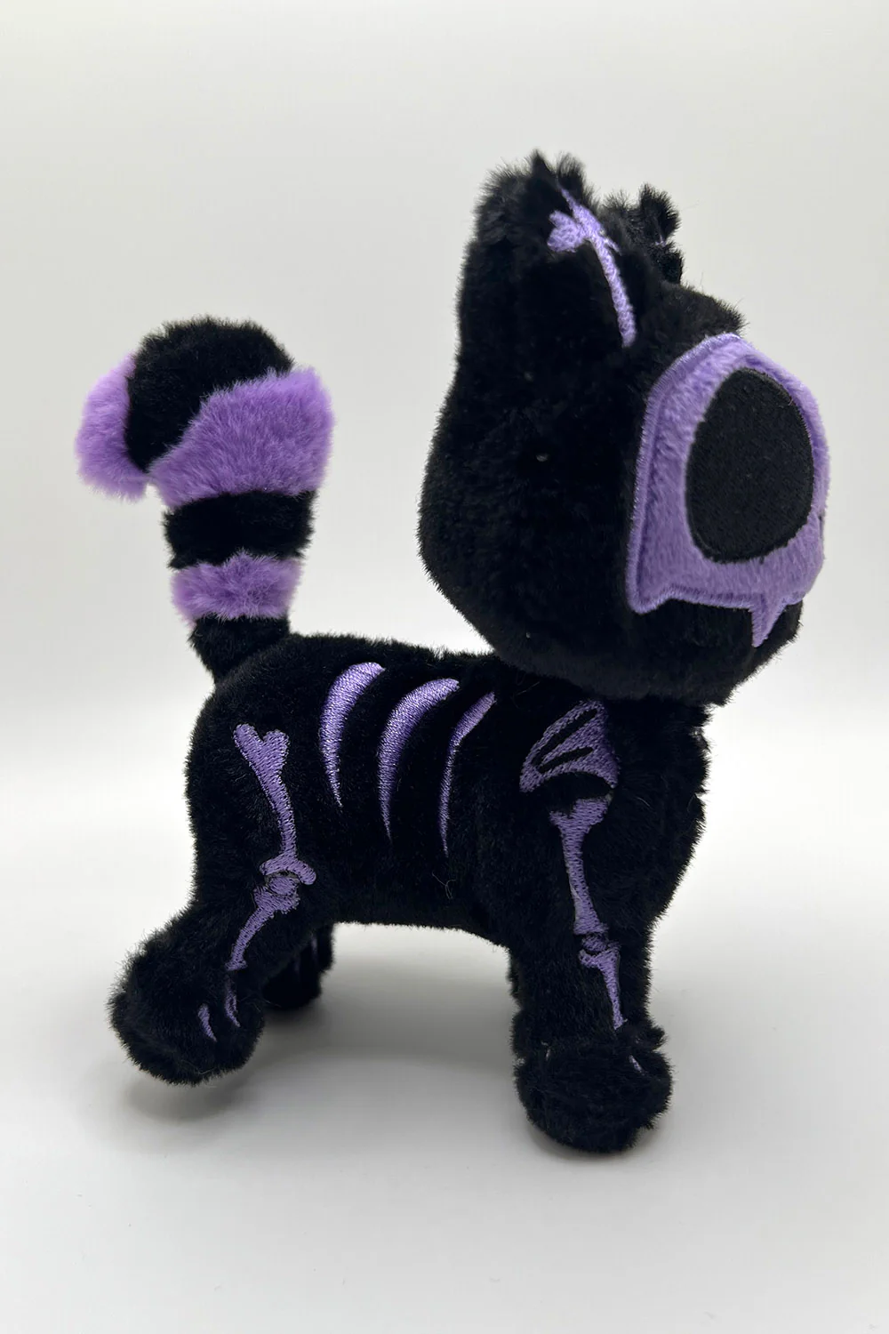 Ultra Violet Skelekitty Plush Keychain - Image 4