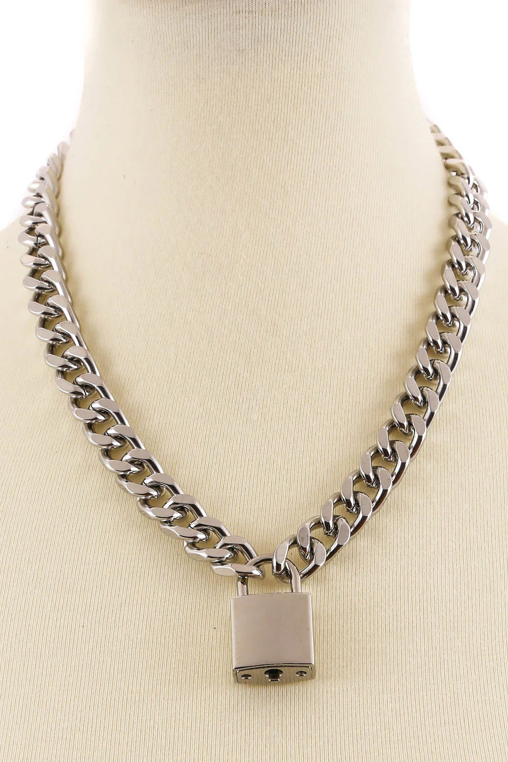 Unchained Necklace [Square Padlock] - Image 2