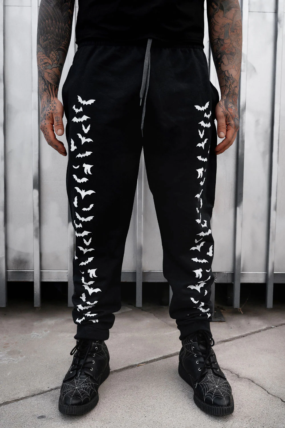 Vampire Bat Joggers [WHITE BATS]
