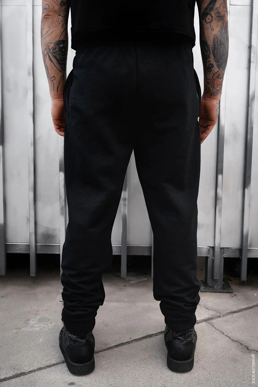 Vampire Bat Joggers [WHITE BATS] - Image 8