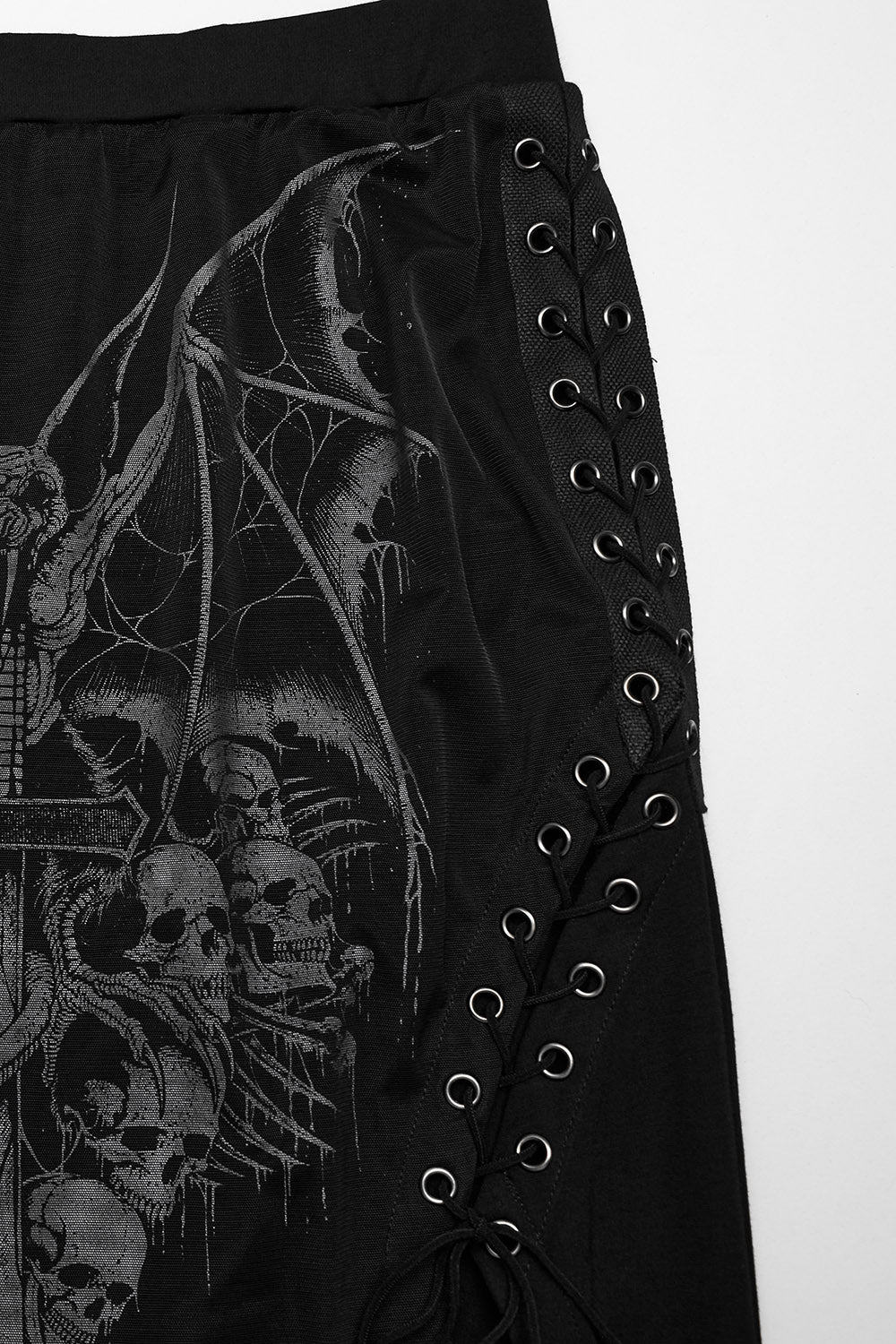 Vampire Bat Maxi Slit Skirt - Image 8