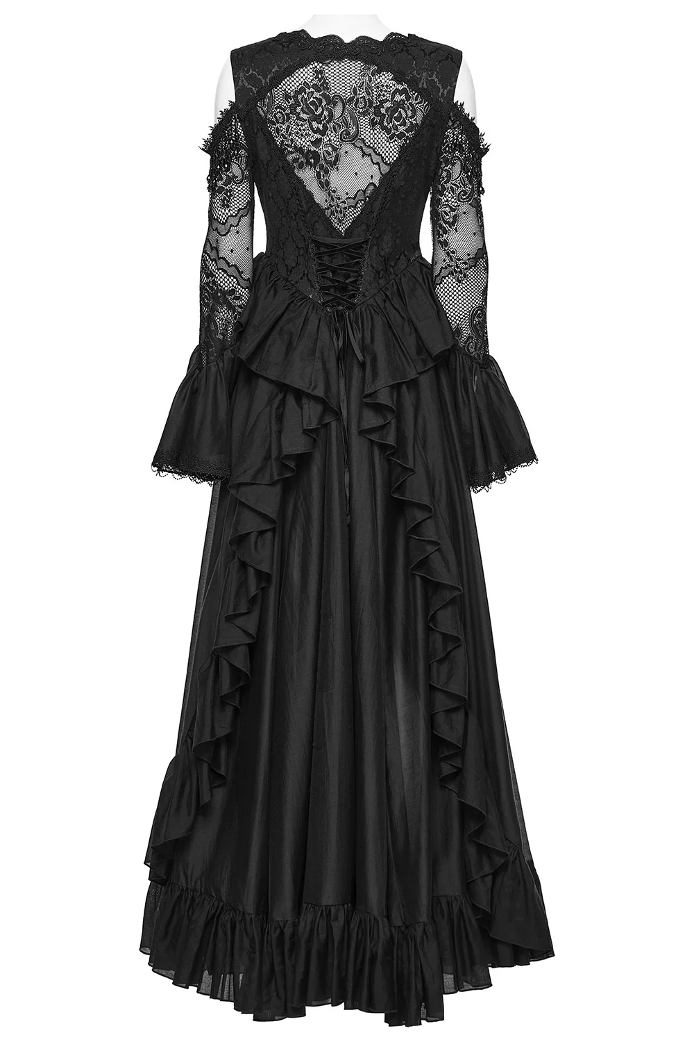 Vampire Bride Lace Gothic Gown - Image 9