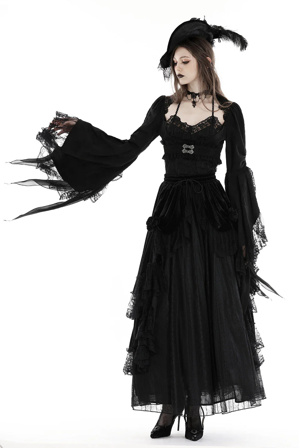 Vampiren Victorian Goth Bolero - Image 3