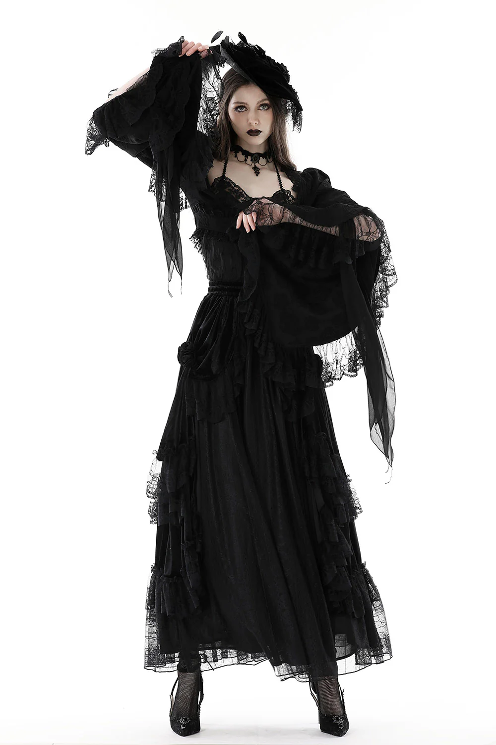 Vampiren Victorian Goth Bolero - Image 6