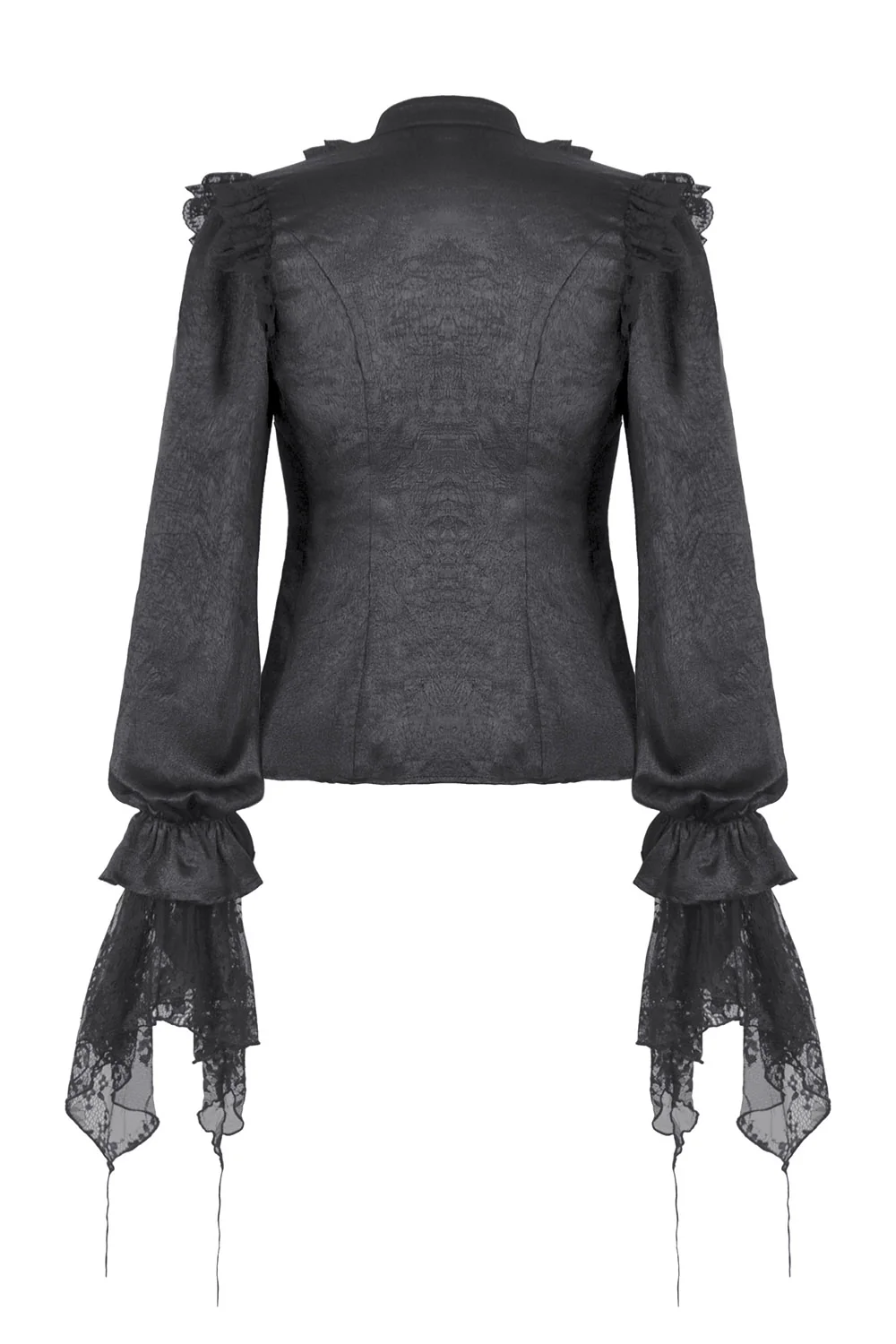 Vampress Ruffled Long Sleeve Top - Image 2