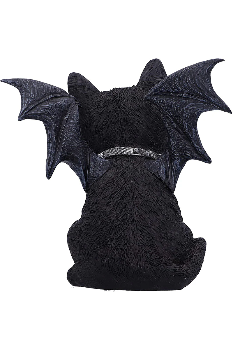 Vampuss Black Bat Cat Sculpture - Image 4
