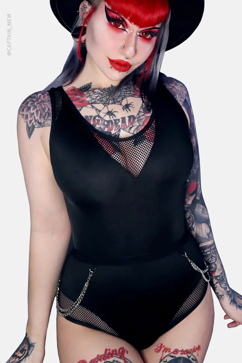 Venom Chain One Piece Swimsuit
