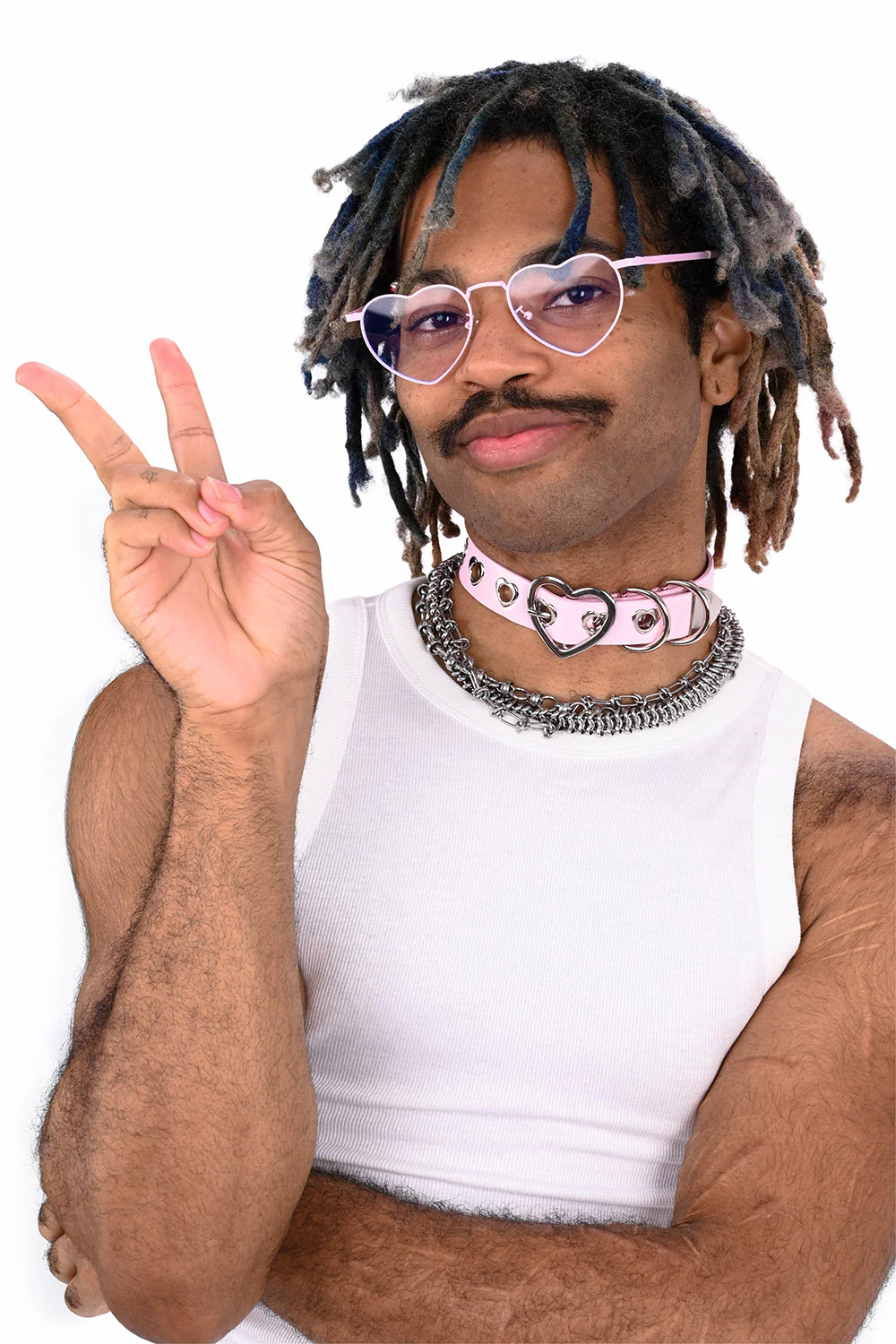 Venus Heart Glasses [Pink] - Image 4