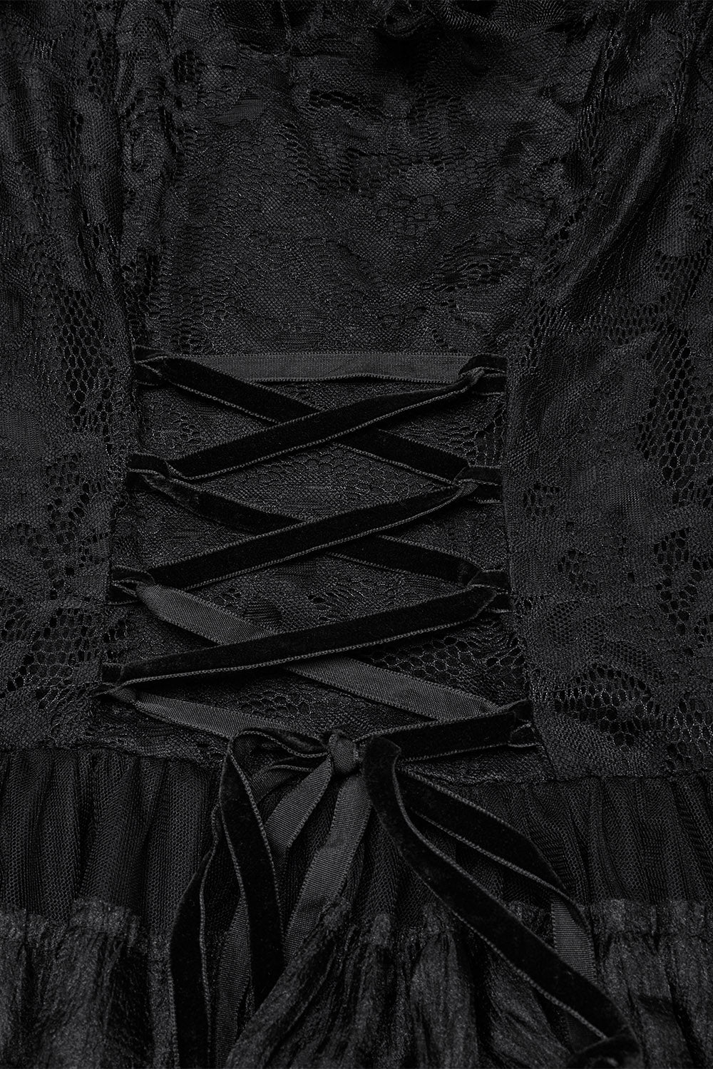 Victorian Gloom Layered Lace Dress - Image 10