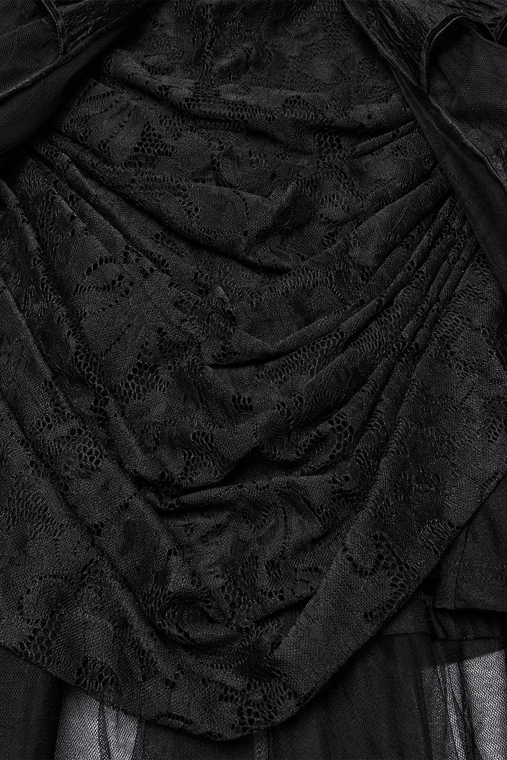 Victorian Gloom Layered Lace Dress - Image 9