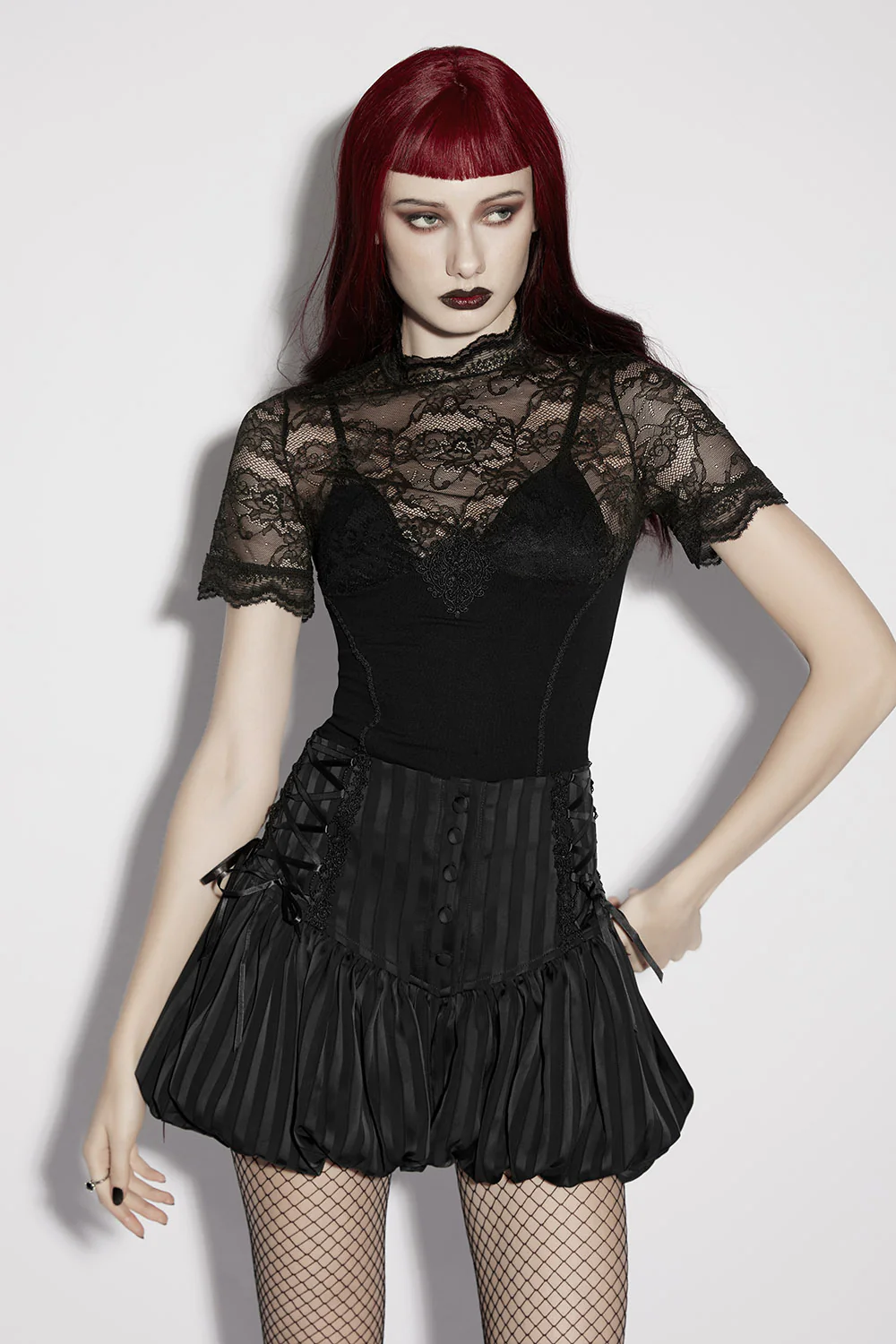 Victorian Madhouse Bloomer Shorts [Black] - Image 3