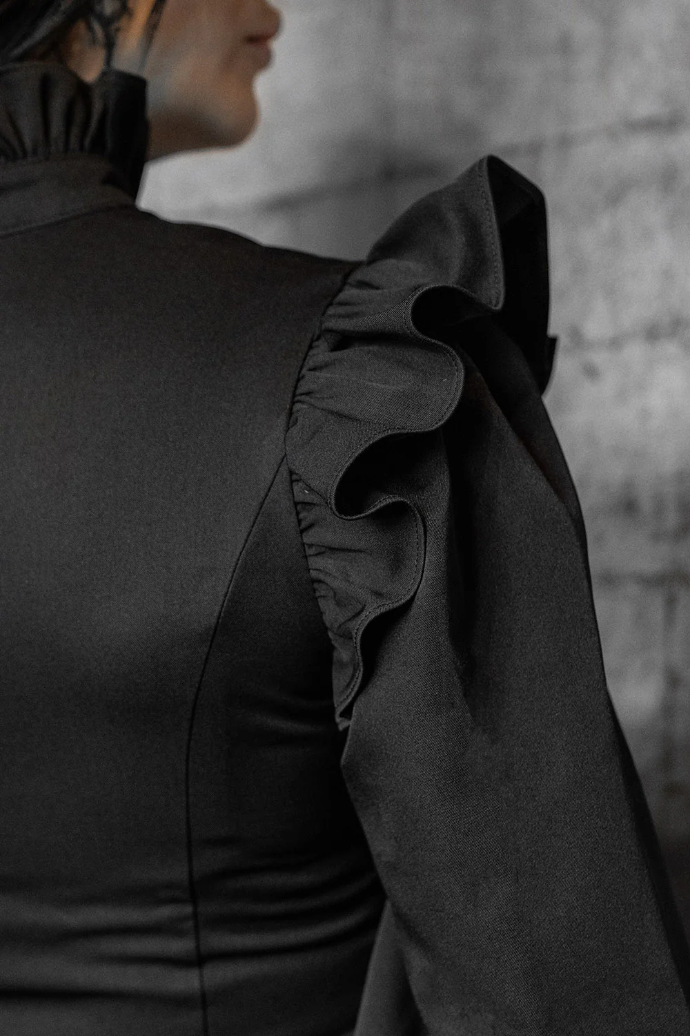 Victorian Ruffle Shoulder Top - Image 6